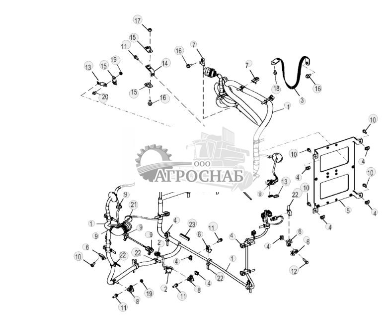 Жгут проводов кабины и крепежные детали - ST797369 141.jpg